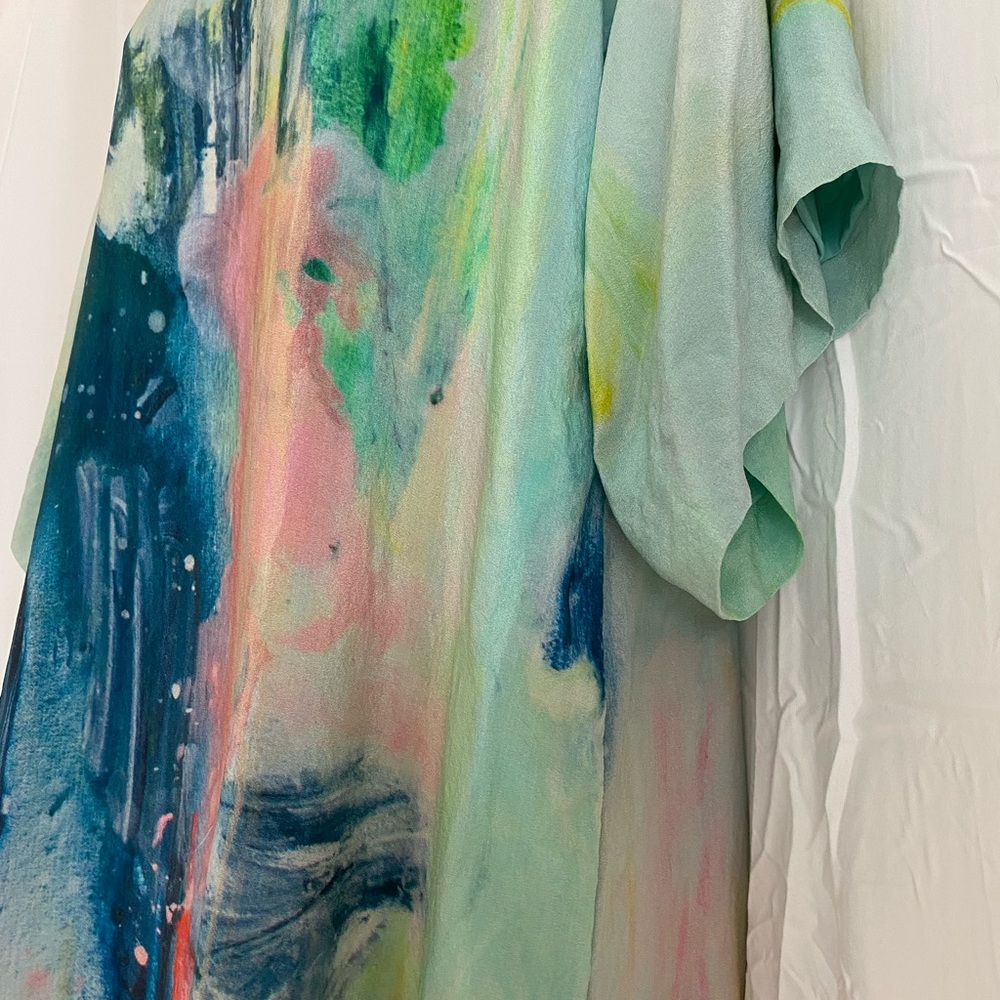 Anthropologie Maeve Multicolor Abstract Dress - Picture 8 of 12